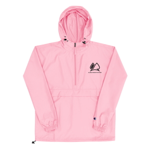 Always Motivated x Champion Packable Jacket- Pink/Black