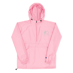 Always Motivated x Champion Packable Jacket- Pink/White
