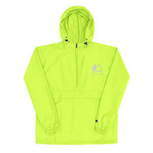 Always Motivated x Champion Packable Jacket-Safety Green/White