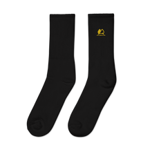 Always Motivated Embroidered socks (Black/Gold)