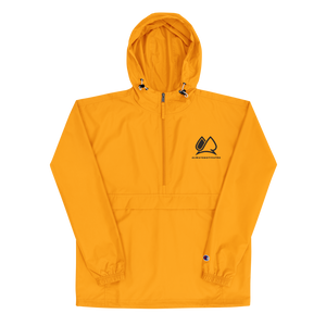 Always Motivated x  Champion Packable Jacket- Gold/Black
