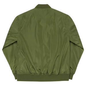Always Motivated Bomber jacket ( Green/Gold )