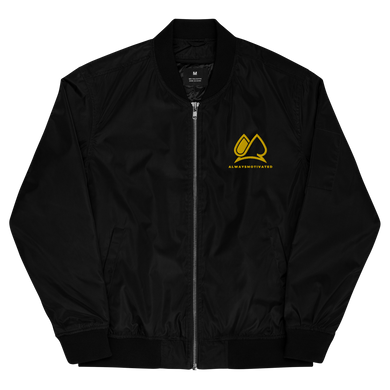 Always Motivated Bomber jacket ( Black/Gold )