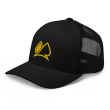 Always Motivated Logo Trucker Cap (Black/Gold)