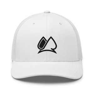 Always Motivated Logo Trucker Cap (White/Black)