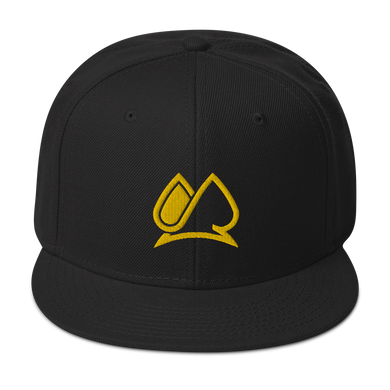 Always Motivated Logo Snapback Adjustable Hat - Black/Gold
