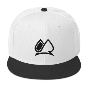 Always Motivated Logo Snapback Adjustable Hat - (White /Black)