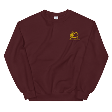 Always Motivated Sweatshirt -Burgundy/Gold