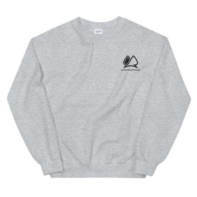 Always Motivated Sweatshirt - Grey/Black