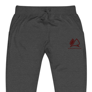 Always Motivated sweatpants (Charcoal/Maroon)