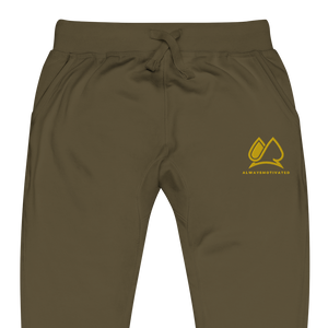 Always Motivated sweatpants (Military Green/Gold)