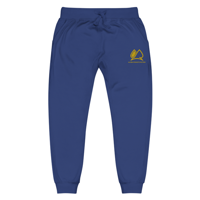 Always Motivated sweatpants (Bleu/Gold)