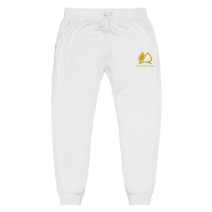 Always Motivated sweatpants (White/Gold)
