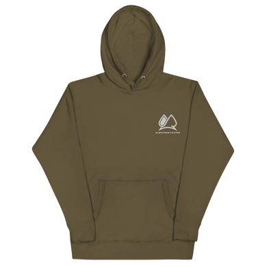 Always Motivated Hoodie - Military Green/White