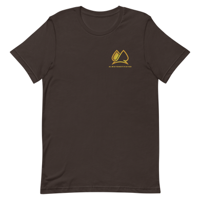 Always Motivated T-Shirt (Brown/Gold)