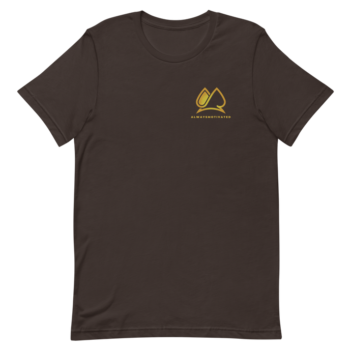 Always Motivated T-Shirt (Brown/Gold)