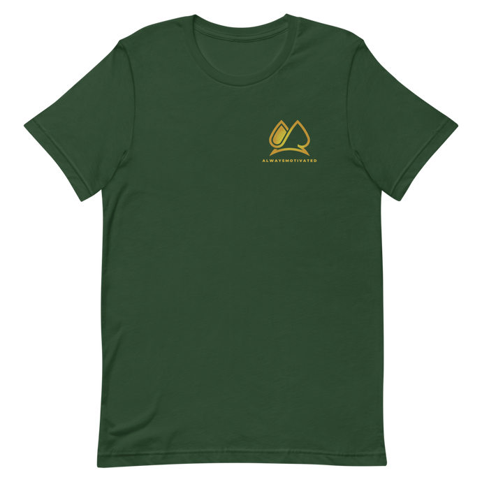 Always Motivated T-Shirt (Green/Gold)
