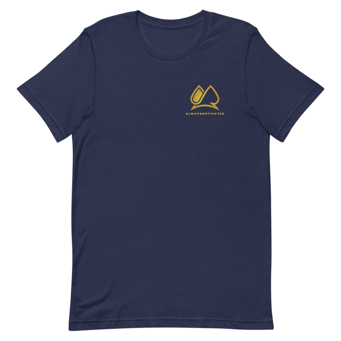 Always Motivated T-Shirt (Navy/Gold)