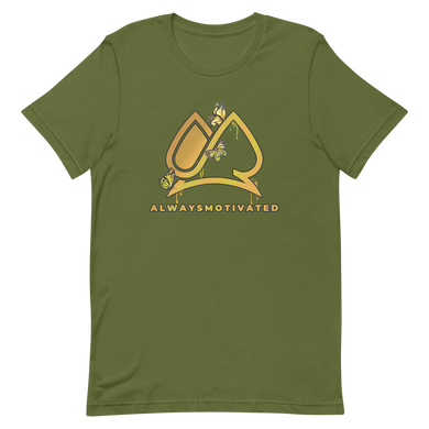 Always Motivated Butterfly Unisex t-shirt - Olive